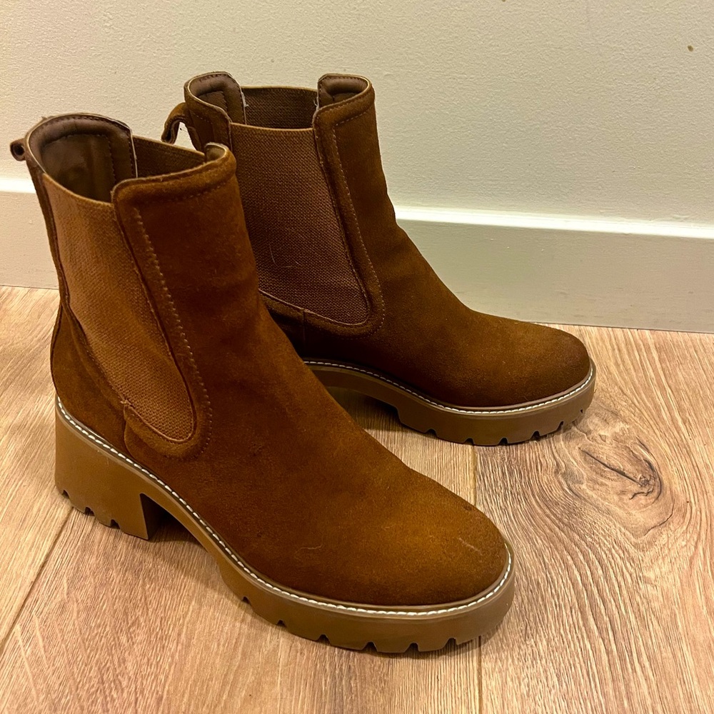 Dolce Vita | Brown, 9.5 W chunky boot